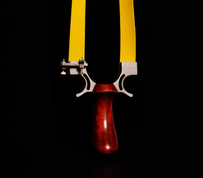 Открытый мощный 304 нержавеющая сталь Slingshot волокно точка прицеливания катапульты