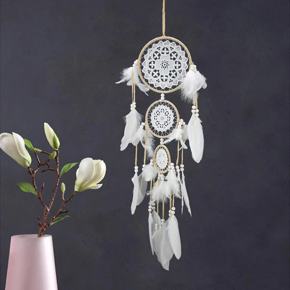 

Lace Dream Catchers Handmade Decorative Wall Hanging Ornaments for Wall Bedroom Party #BW