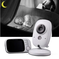 vb603 two way audio talk 3 2inch 2 4g wireless video baby monitor night vision lcd screen temperature monitor security care baby