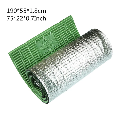 Green Camping Mat VILEAD IXPE пенный утолщенный зимний походный коврик 180*55*2 см Профессиональный пляжный коврик легкие складные спальные подушечки для кемпинга Пешие прогулки - Цвет: Green Camping Mat