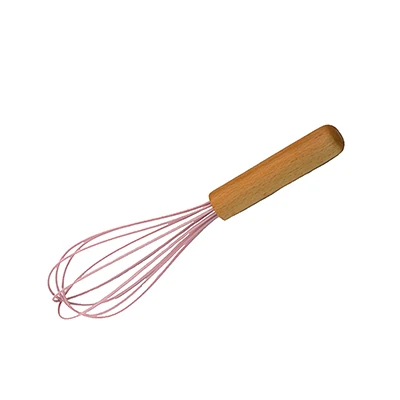 Egg Beater Pink 1 шт. силиконовая деревянная ложка для супа, лопатка, щетка, скребок, паста, сервер, яичный венчик, кухонные инструменты, кухонные принадлежности, зеленый/черный - Цвет: Egg Beater Pink