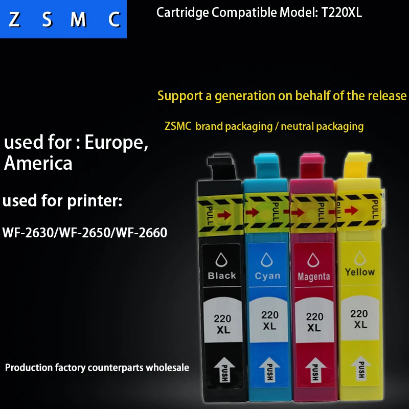 4 шт. совместимый картридж для epson 220xl|ink cartridge|epson 220xlepson ink cartridges |