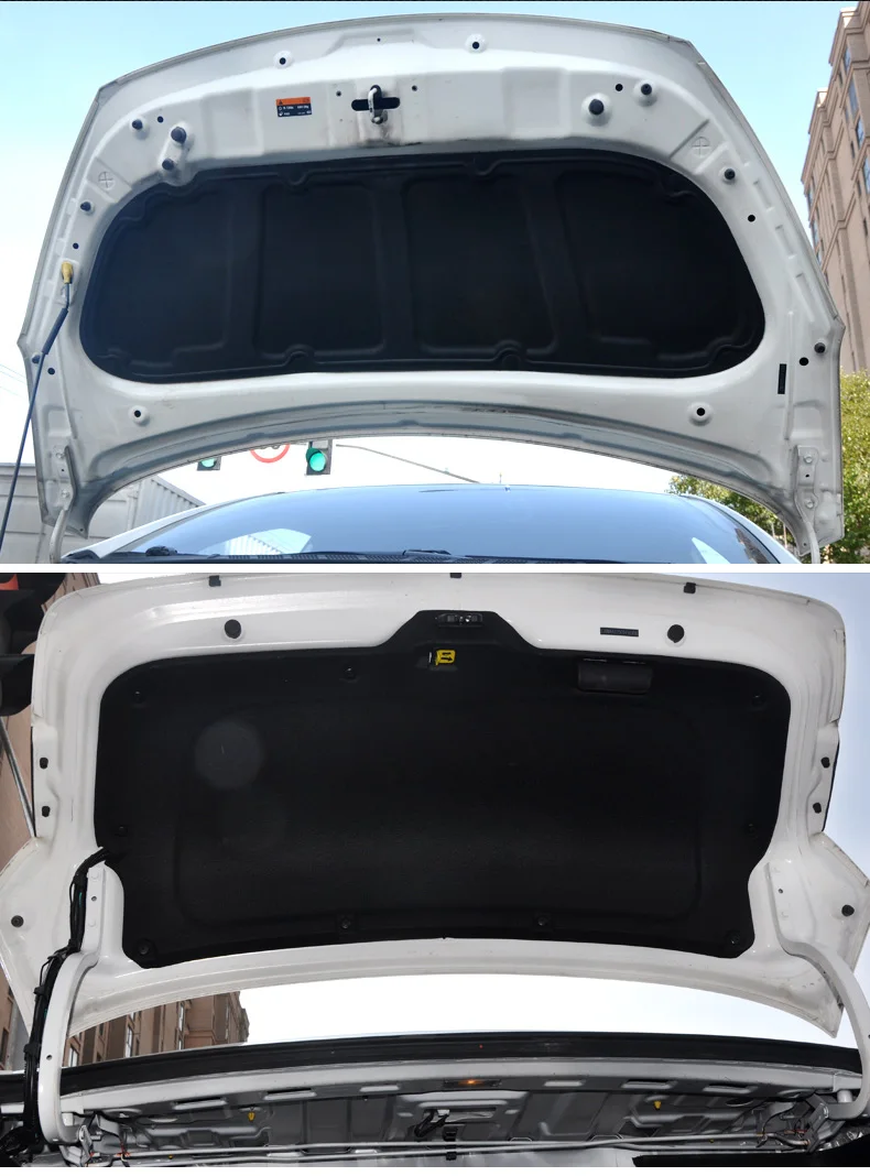 LSRTW2017 капот автомобиля звукоизоляция хлопок для kia rio 2011 2012 2013