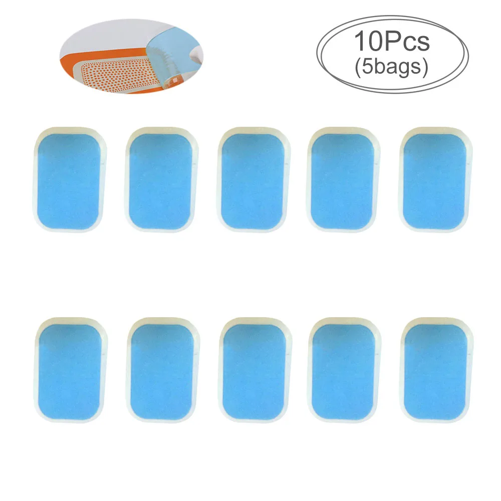 Gel 10(5 bags) EMS батарея брюшной талии приспособление для тренировки мускул ABS стимулятор тела Массажер для снижения веса для женщин и мужчин фитнес - Цвет: Gel 10(5 bags)