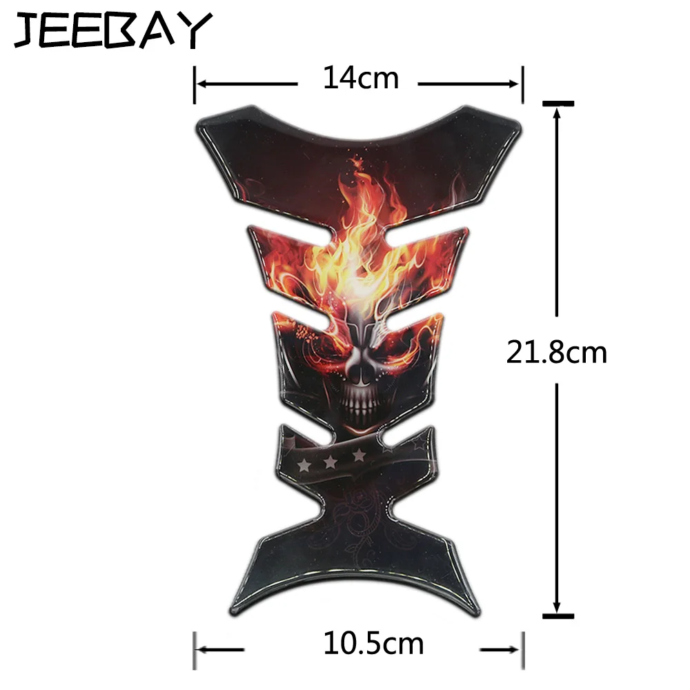 3d наклейки с кристаллами пламя орангутан логотип защита мотоцикла топливный бак