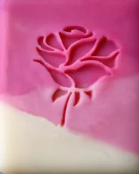 Мыло ручной работы стандартный мини мыло diy печать - Цвет: rose size3x3CM