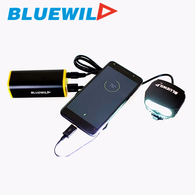 Оригинальный 2в1 10400mAh велосипедный передний светильник 7 4 V 8 аккумулятор Головной