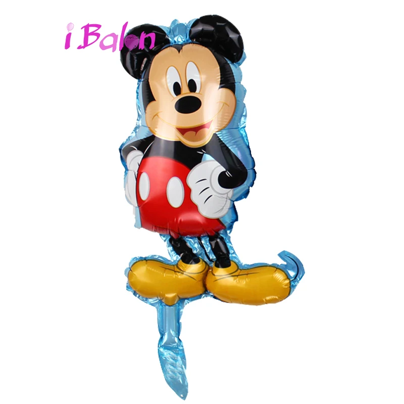 MN02202 mickey 6 шт. Мини Микки Маус украшения на день рождения Дети фольги Воздушные шары счастливого Нового года для маленьких мальчиков и девочек Минни Маус вечерние globos игрушки - Цвет: MN02202 mickey