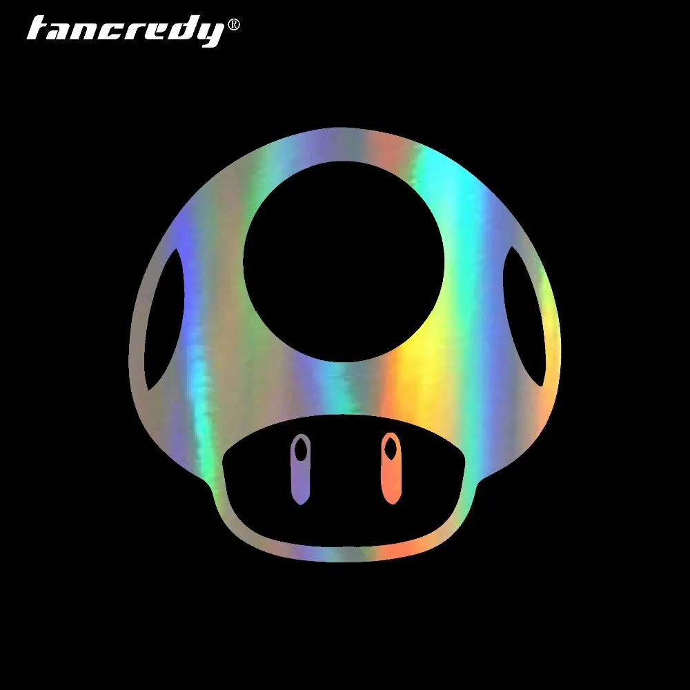 Tancredy 12 7*12 7 см Марио гриб мультфильм растение виниловое оформление автомобильный