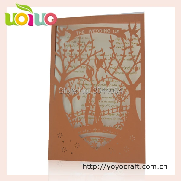 

Latest wedding invitation card design 2017 Bronze unique pearl paper greeting cards