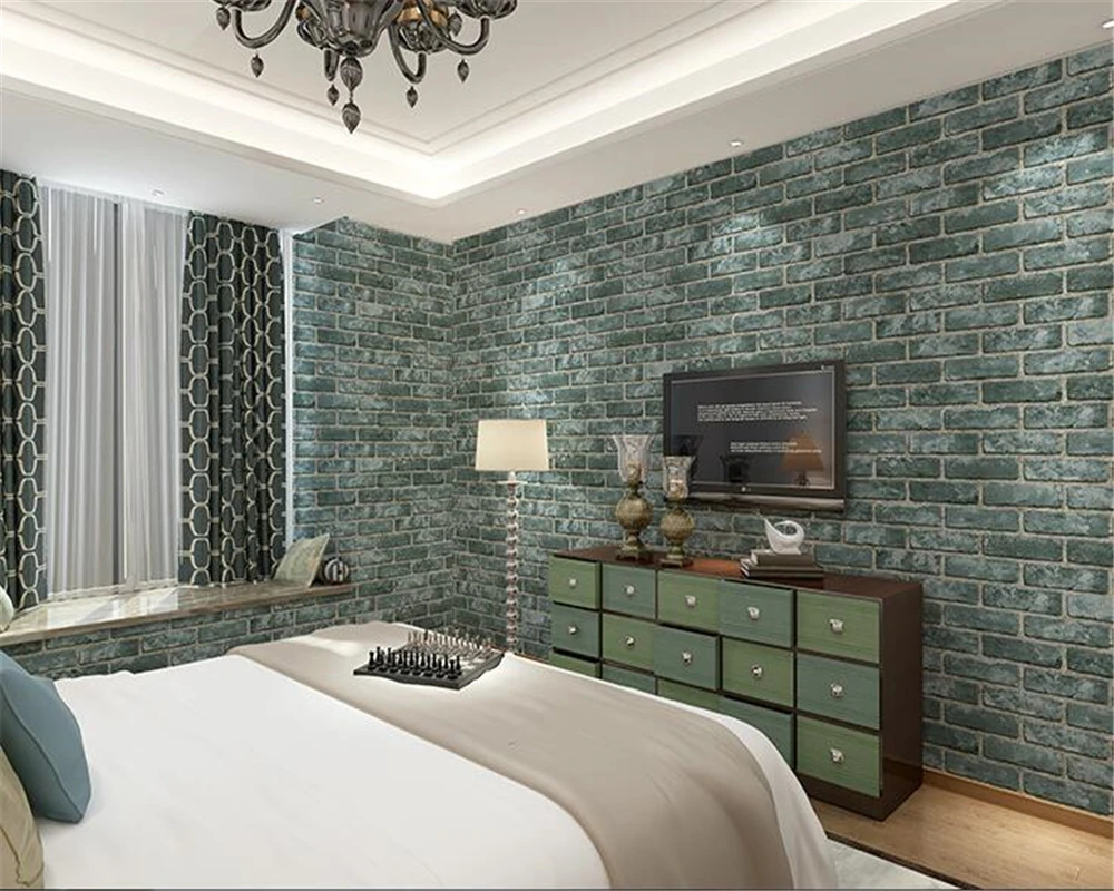 

beibehang 3d wallpaper home decor Chinese imitation brick pattern brick wallpaper restaurant restaurant bar KTVpvc waterproof