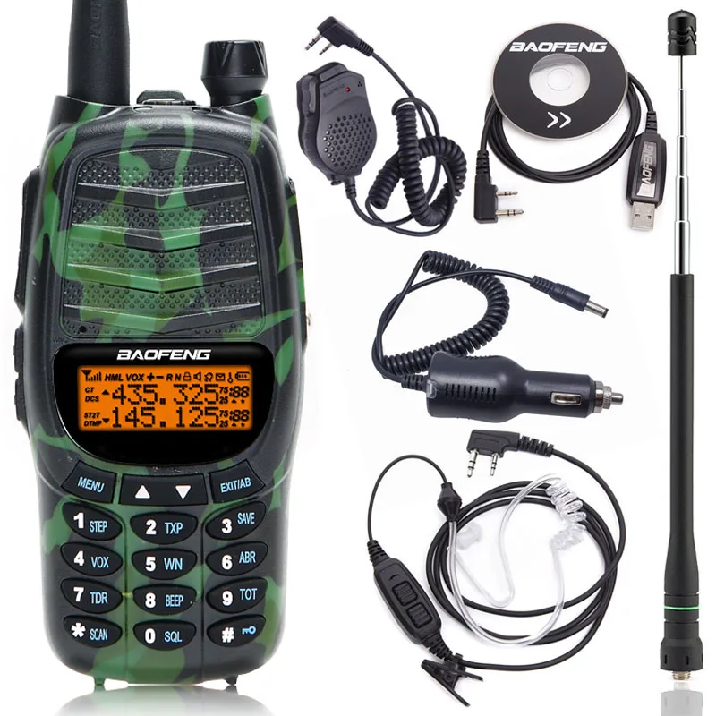 Baofeng UV-X9 Plus 10 Вт мощная рация мощная портативная рация VHF/UHF 10 км модернизированная UV-82 uv82 CB радиоантенна - Цвет: add as pic show 1