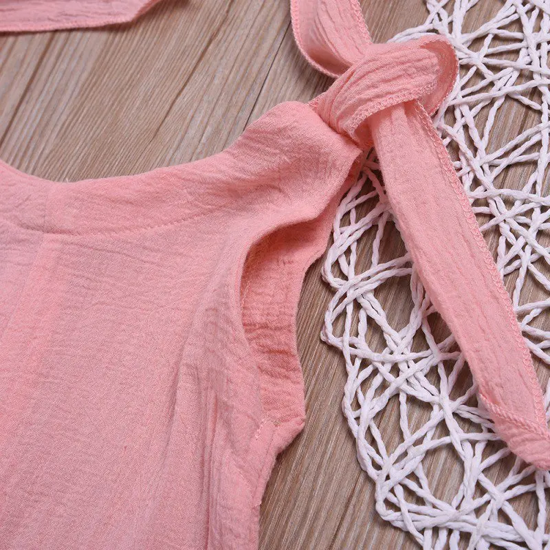 Детская одежда для девочек Комбинезоны маленьких однотонные комбинезоны боди