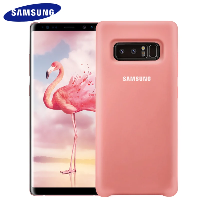 Силиконовый чехол для Samsung Note9 Note8 оригинальный тонкий задней панели ударопрочный