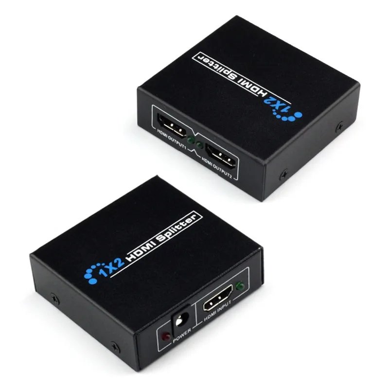 AIXXCO HDCP HDMI сплиттер Full HD 1080p видео HDMI коммутатор 1X2 1X4 Сплит 1 в 2 Выход Усилитель дисплей для HDTV DVD PS3