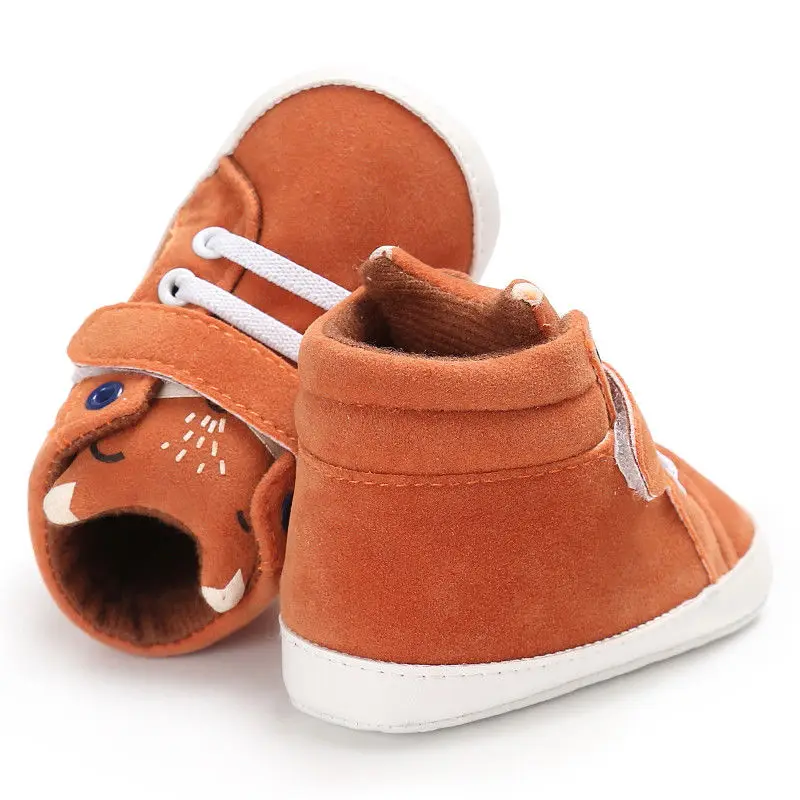 PUDCOCO Newest Hot Baby Boys Girls Cotton Cartoon Crib Shoes Newborn Toddler Soft Sole Prewalker | Детская одежда и обувь