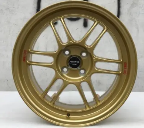 ENKEI белый и золотой цвет 16x7 0 4x100 Автомобильные Колесные диски из сплава|rims 4x100|rims