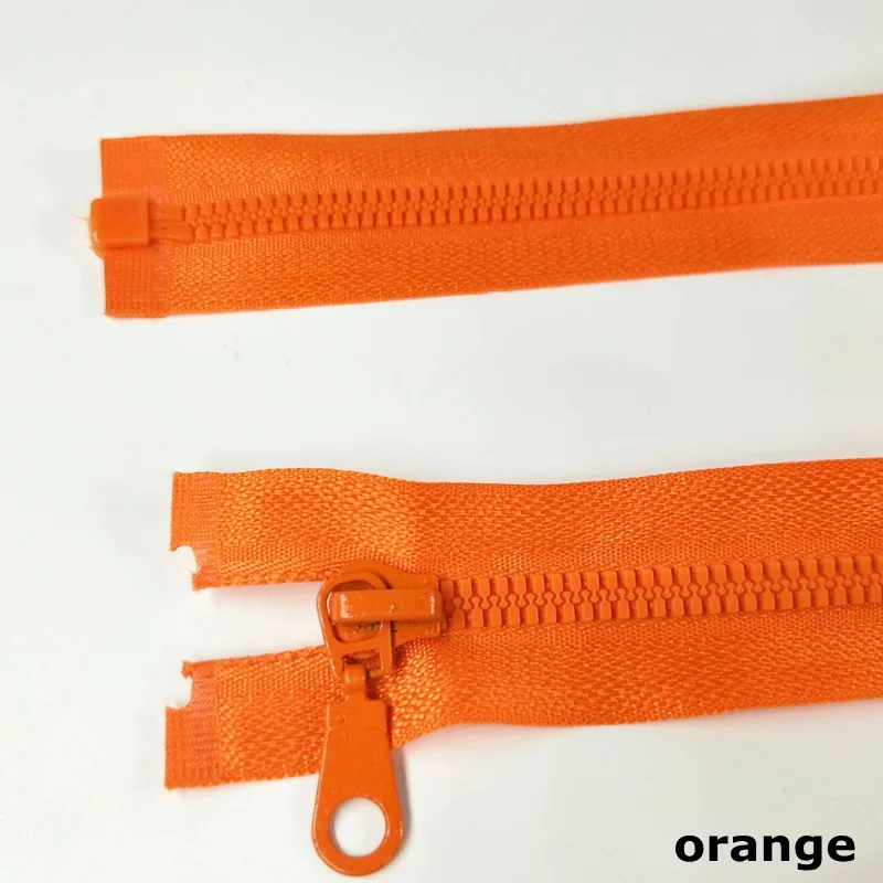 orange HL 5#70 см 1 шт/5 шт много цветов открытые полимерные молнии Одежда домашний текстиль Швейные аксессуары DIY ремесла - Цвет: orange
