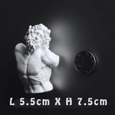 Laocoon 1pc Европейский 3D декоративный холодильник магнитная паста имитация штукатурки каучуковая фигурка Магнитная паста - Цвет: Laocoon 1pc