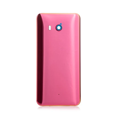 Red Witrigs для htc U11 крышка батареи с объективом камеры стеклянная дверь задняя крышка корпуса чехол - Цвет: Red