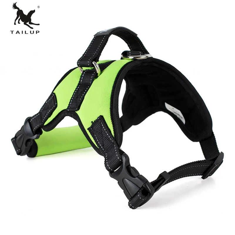 TAILUP S-XXL большая собачья шлейка полиция K9 Коллис ошейник Высокое качество