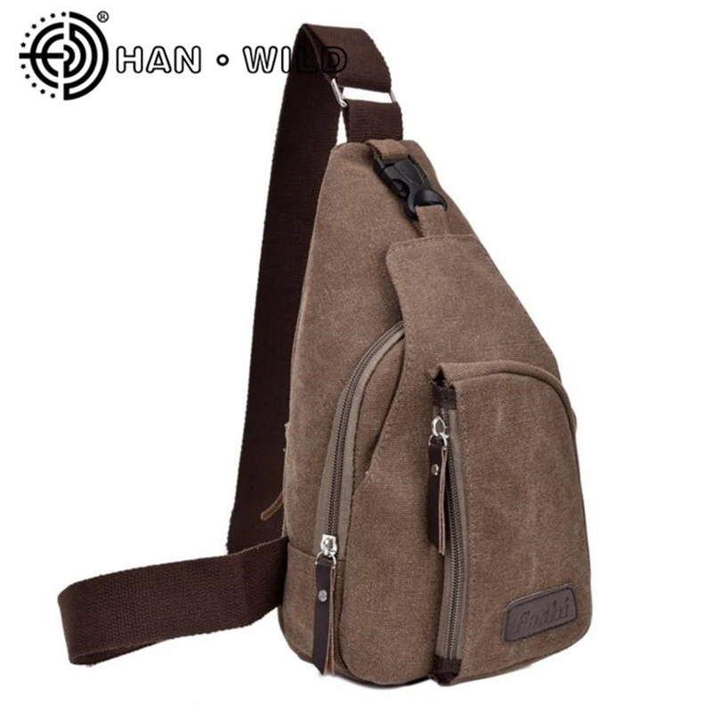 Модная сумка для человека Повседневное Сумка груди Холст Crossbody Back Pack Для мужчин