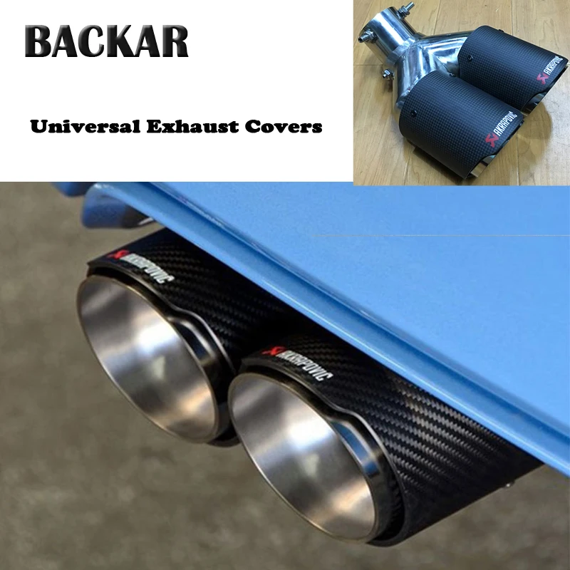 Akrapovic автомобильные выхлопные наконечники глушитель вырез для VW bora jetta mk4 santana polo Skoda Fabia Octavia Renault Alfa аксессуары Romeo