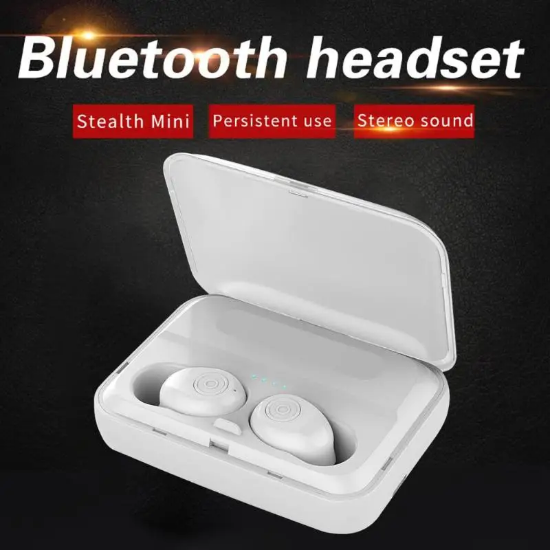 Белые/черные наушники BT 5,0 F9-3 TWS наушники Bluetooth 5,0 Беспроводные спортивные наушники с зарядным устройством для Xiaomi Apple huawei
