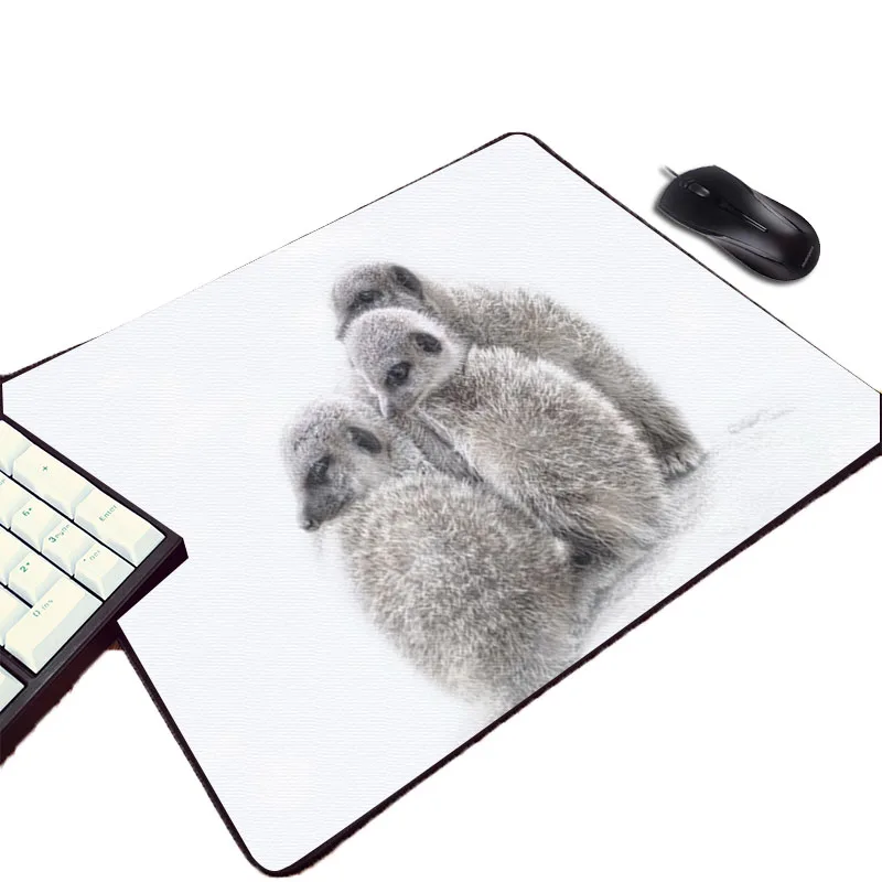 Mairuige 220x180x2MM Размеры Мини Pc компьютерная игра Мышь pad сурикатов животный принт