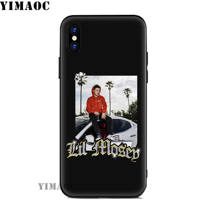 YIMAOC Lil Mosey Rap Rapper Soft Silicone Case for iPhone 11 Pro Xr Xs Max X or 10 8 7 6 6S Plus 5 5S SE |