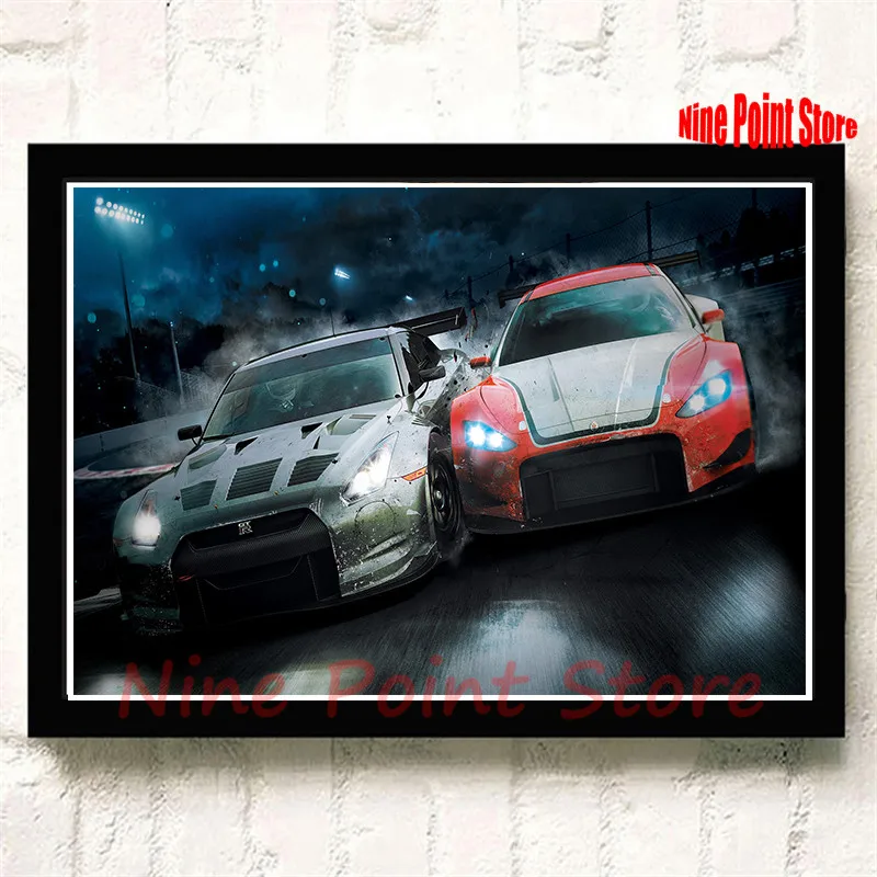 Игровой плакат Need For Speed автомобильное покрытие бумажный домашний Настенный