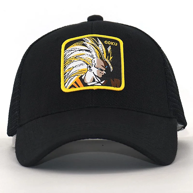 10 Бейсбольная кепка с Драконий жемчуг, хлопковая регулируемая бейсболка с вышивкой, хип-хоп кепка для папы, женские и мужские модные сетчатые шляпы от солнца - Цвет: 10