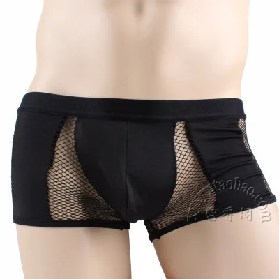 Мужское нижнее белье мужские боксеры с выпуклыми сетчатыми краями|underwear ck|briefs