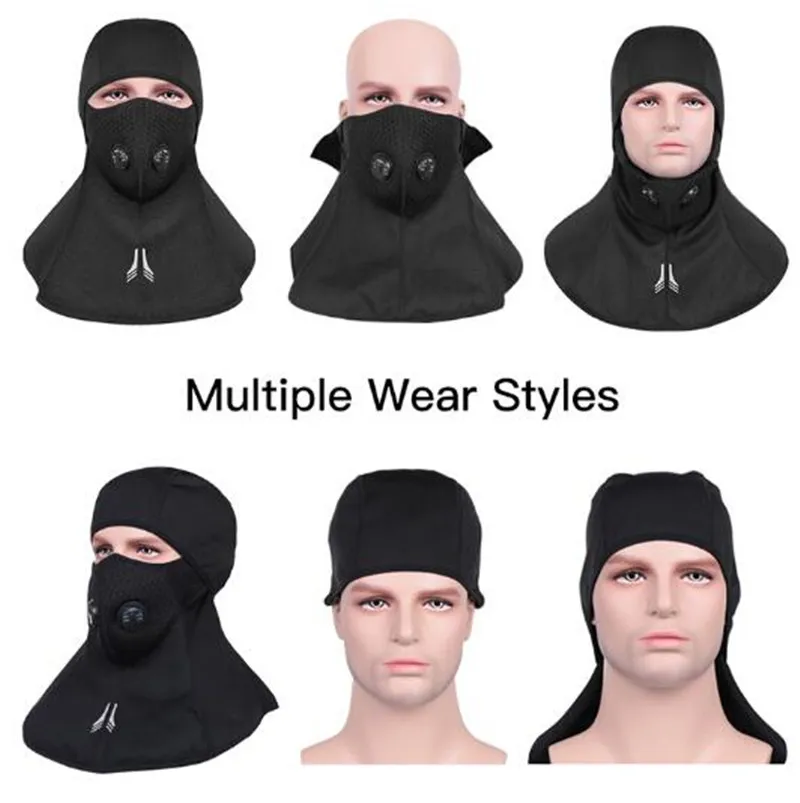 Мотоциклетная маска для лица термальная Балаклава мото головной убор