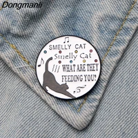 dmlsky friends tv show smelly cat pickle pins brooch badges for clothing what are they feeding you enamel pin jewelry m2771