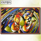 Алмазная живопись 5D DIY с персонажами Пикассо, абстрактная картина OUYIJIA, полноразмерная Алмазная мозаика для продажи, картина для вышивки Стразы