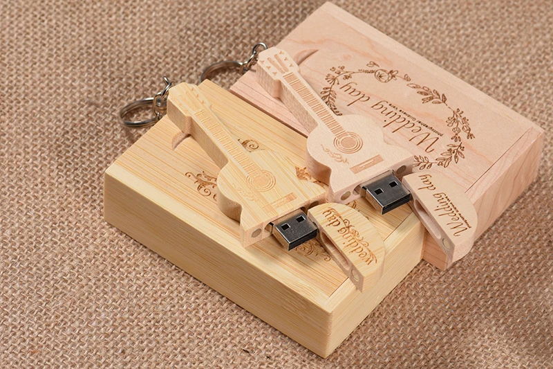 Jaster логотип на заказ деревянная гитара ручка привод Гитара s usb флеш-накопитель карта памяти Флешка 8 г 16 ГБ 32 ГБ Подарочный металлический брелок для ключей