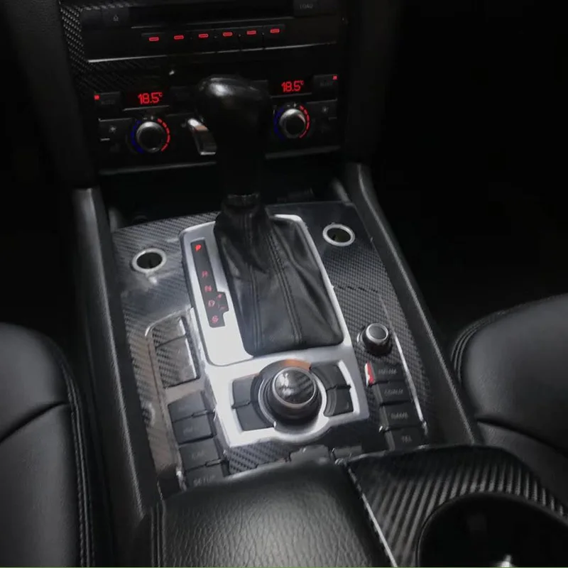 SUNFADA 3D 4D 5D углеродное волокно виниловые внутренние наклейки для AUDI Q7 4L 2006 2015
