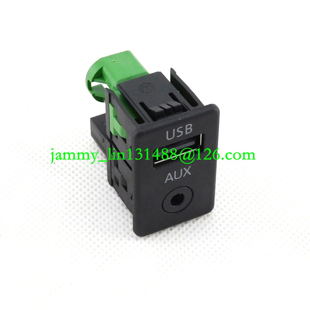 Бесплатная доставка OEM 2 в 1 USB AUX переключатель для RCD510 RNS510 RNS315 RCD500 RNS300 RCD300 RCD200 GOLF MK6