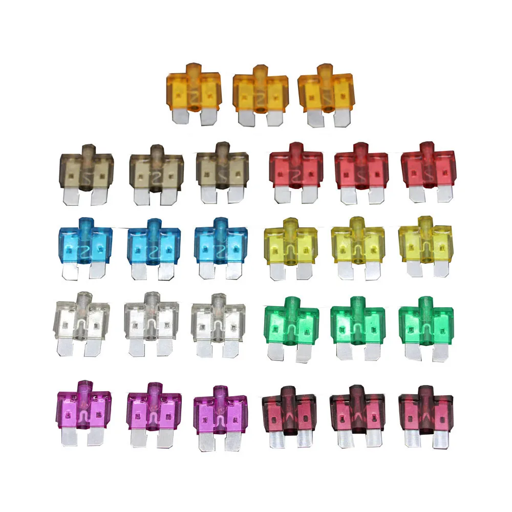 Автомобильный предохранитель среднего размера с подсветкой 5 ~ 40 А ксеноновая