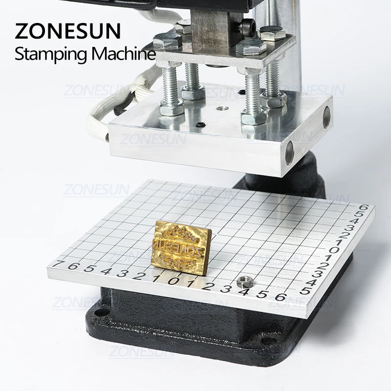 ZONESUN машина для горячего тиснения фольгой ручной бронзовый тиснитель пвх карта