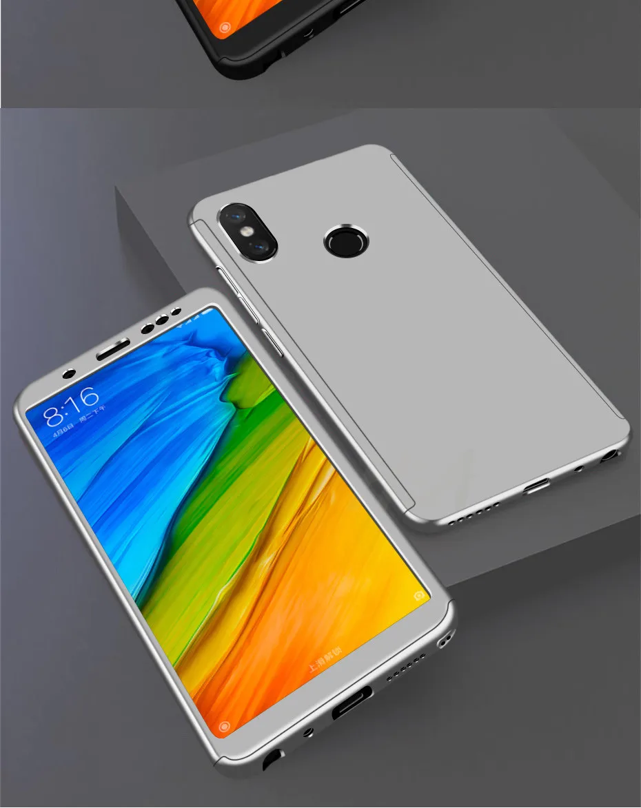 Luxury 360 Full Protective Case For Xiaomi Redmi Note 6 5A 5 Pro Phone Case Glass For Redmi S2 6A 6 Pro 5 Plus 5A Case Glass