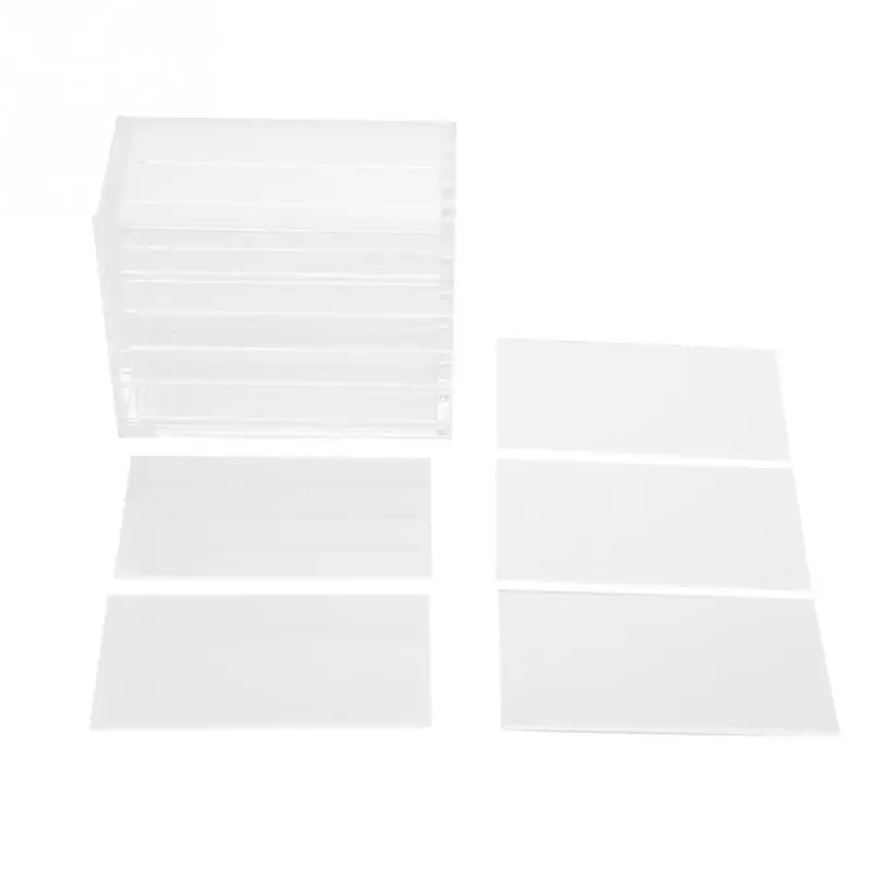 Пластиковая коробка для хранения наращивания ресниц прозрачный органайзер