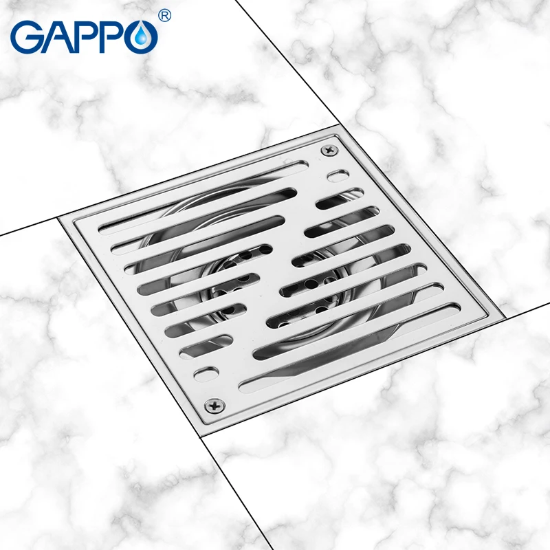 GAPPO сливы из нержавеющей стали напольные для ванной напольное покрытие