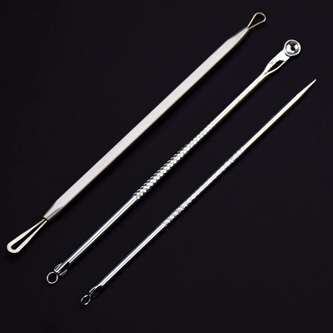 Хорошее 3 шт./компл. средство для удаления черных точек прыщей игл пятен очищающее