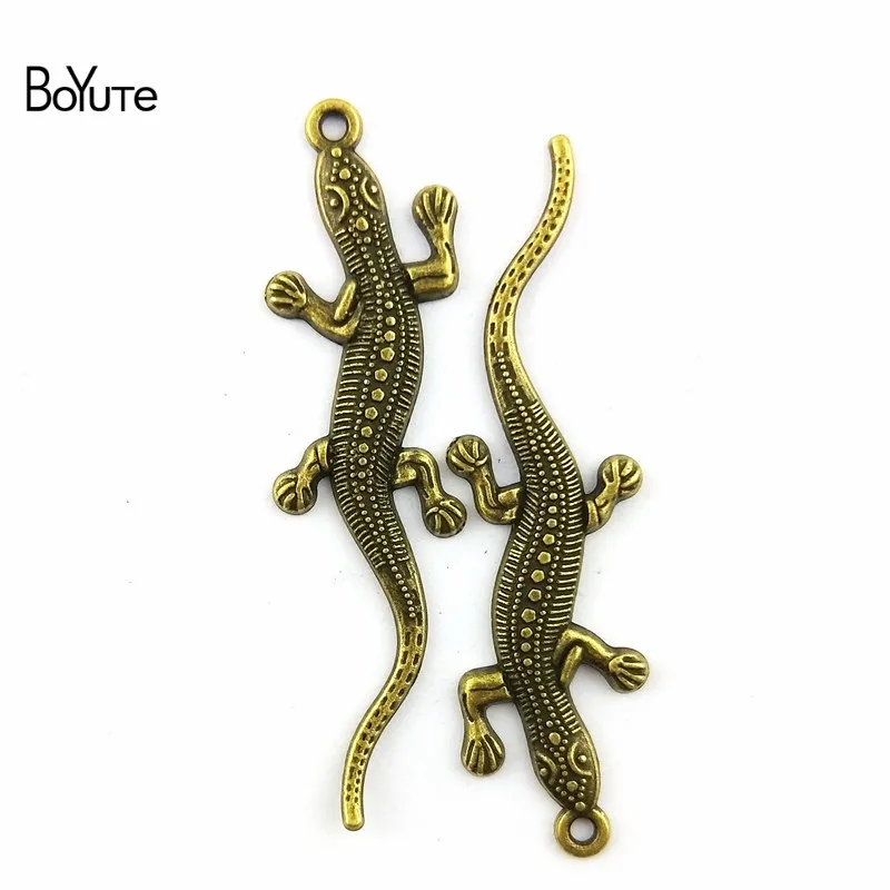 Подвески Gecko Lizard BoYuTe винтажные подвески из цинкового сплава с покрытием под