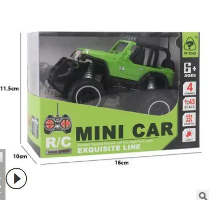 Children's large remote control car Jeep off-road climbing truck boy toy electric four-wheel drive model racing | Игрушки и хобби