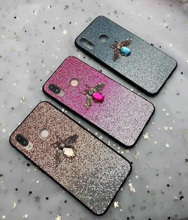 Металлический 3D чехол с блестками для iPhone 11 Pro Max X XS XR 7 8 6S Plus|Бамперы| |