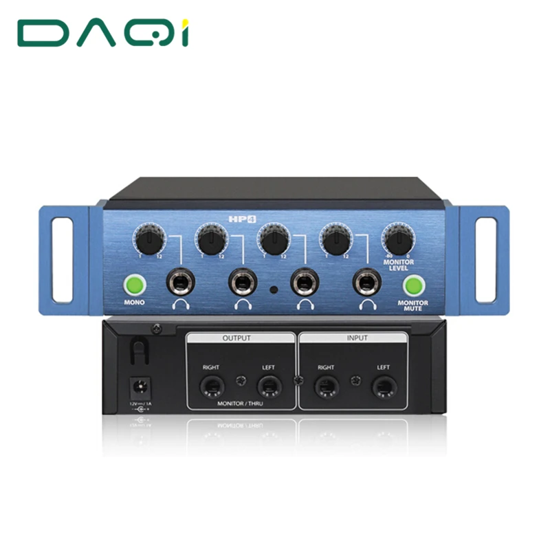 2017 лучшие Портативный 4 Каналы мини аудио стерео наушники Усилитель с Мощность