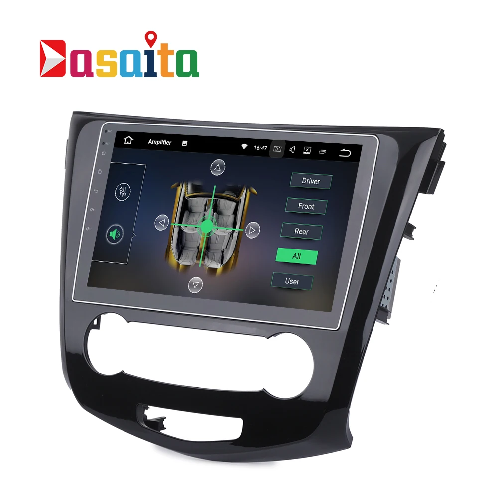 Автомобиль 2 DIN Android 7.1.1 GPS Navi для Nissan Qashqai 2014 + X Trail Авторадио навигации головное